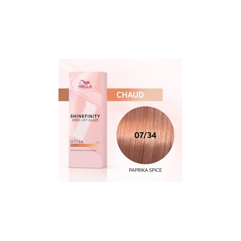 SHINEFINITY 07/34 WELLA 60ml, Mon Produit Coiffure