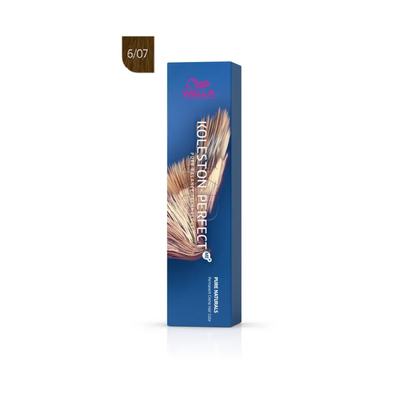 KOLESTON PERFECT ME+ Pure Naturals marron clair 6/07 WELLA 60ml, Mo...