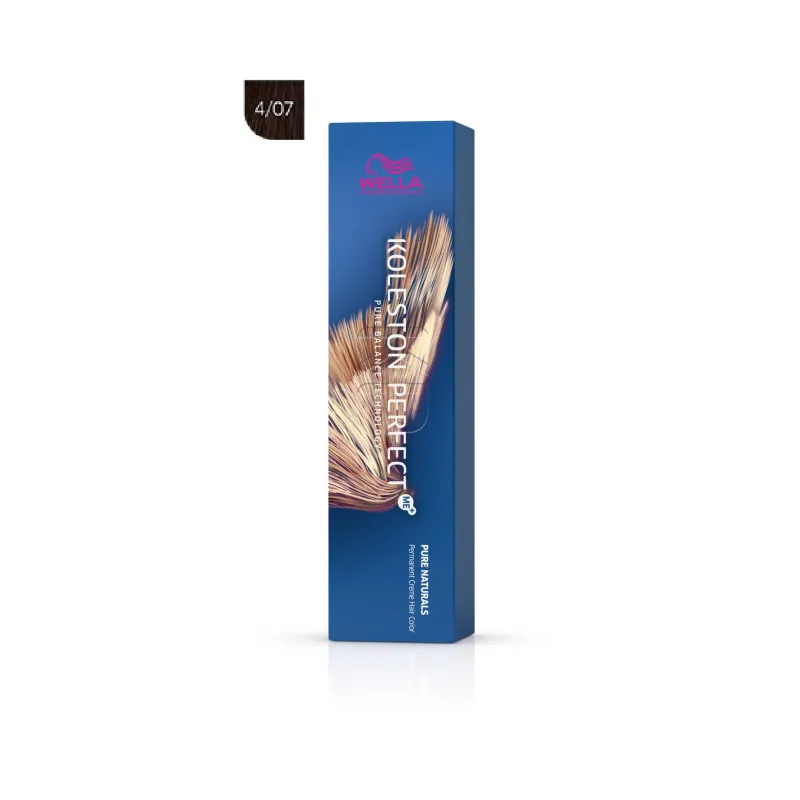 KOLESTON PERFECT ME+ Pure Naturals marron clair 4/07 WELLA 60ml, Mo...