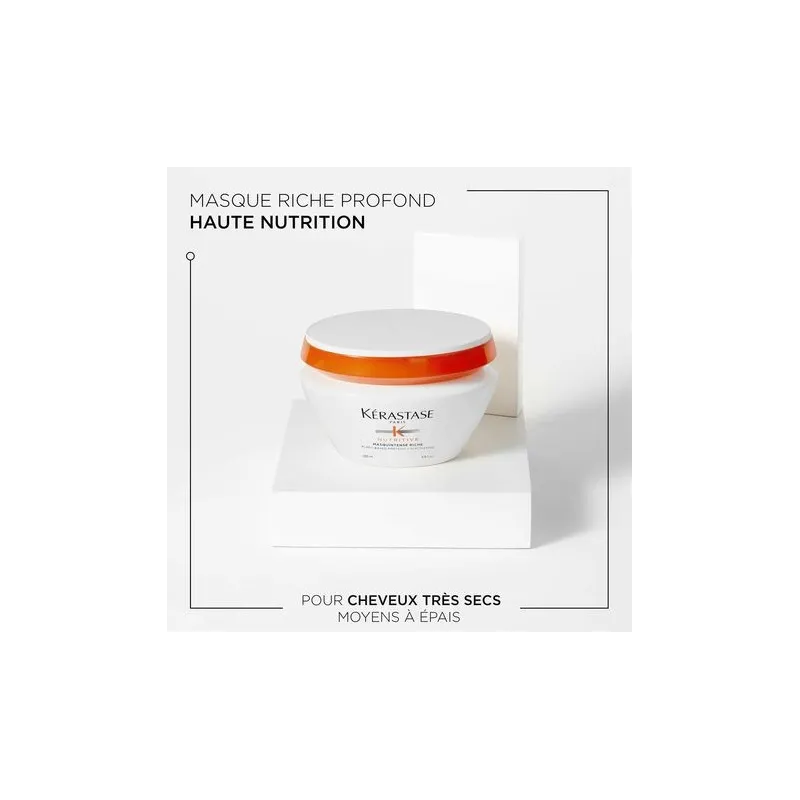 Masquintense Riche Nutritive Kérastase 200ml, Mon Produit Coiffure