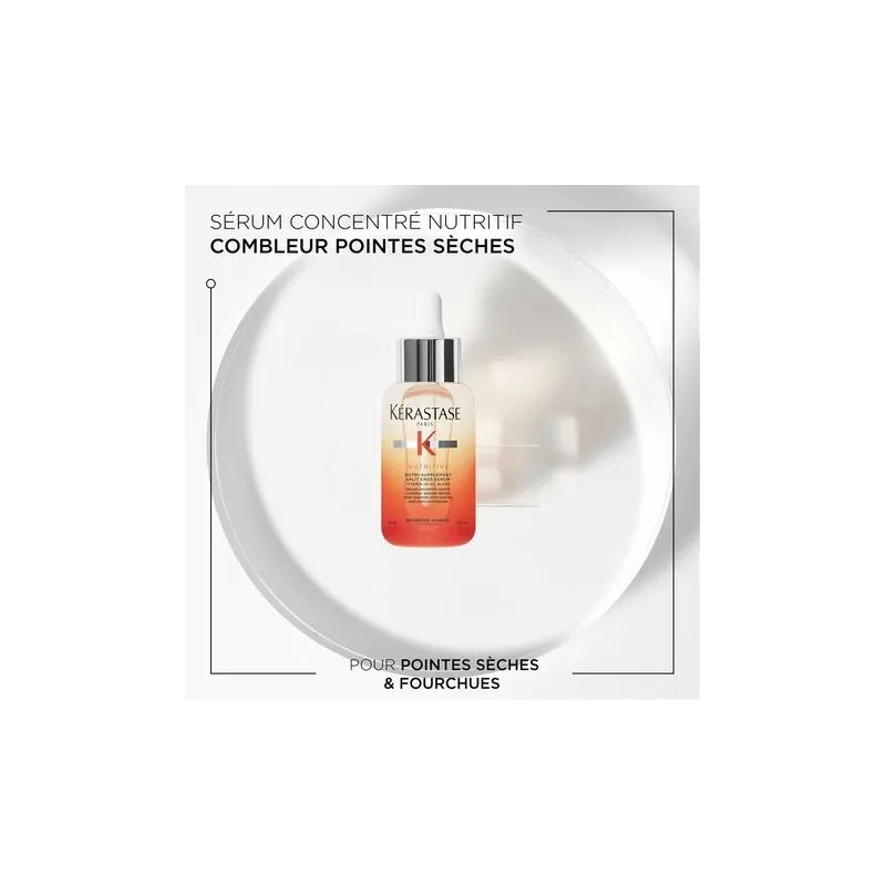 Concentré Pointes Sèches Nutri-Supplement Split Ends Nutritive Kéra...