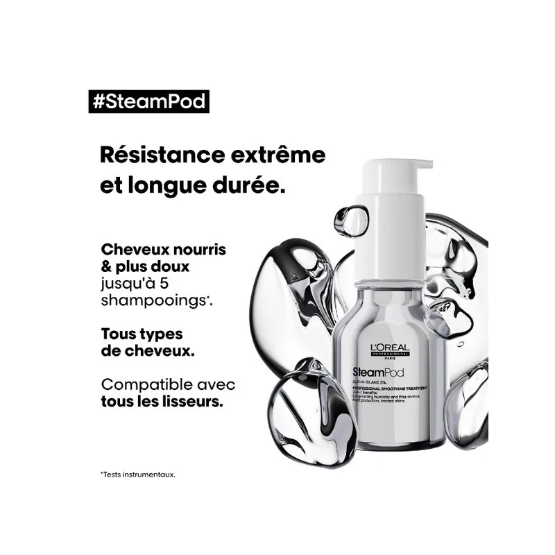 Soin Lissant Professionnel Steampod L'Oréal Professionnel 50ml, Mon...