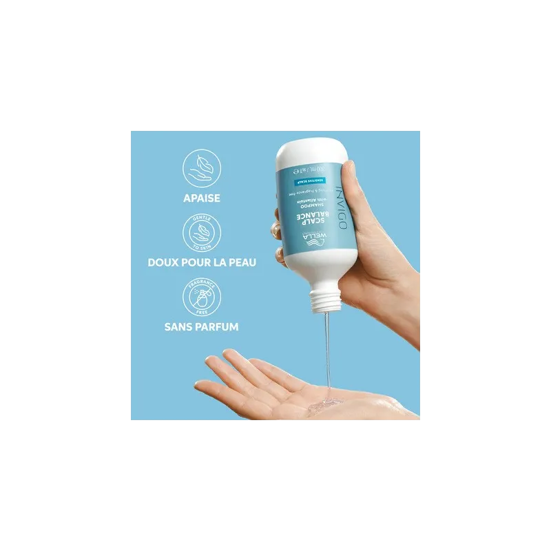 Shampooing Cuir Chevelu Sensible Scalp Balance INVIGO WELLA 300ml, ...