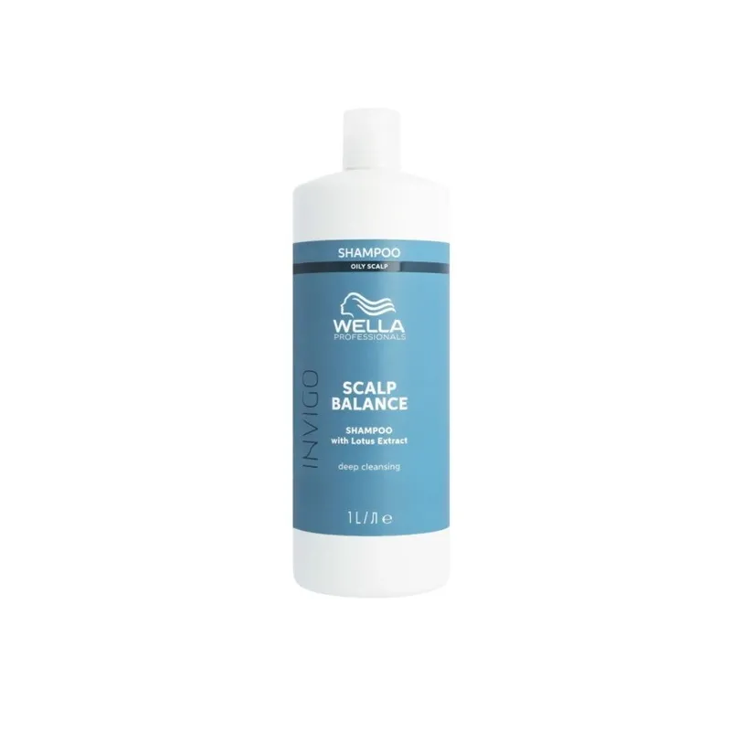 Shampooing Cuir Chevelu Gras Scalp Balance INVIGO WELLA 1L, Mon Pro...