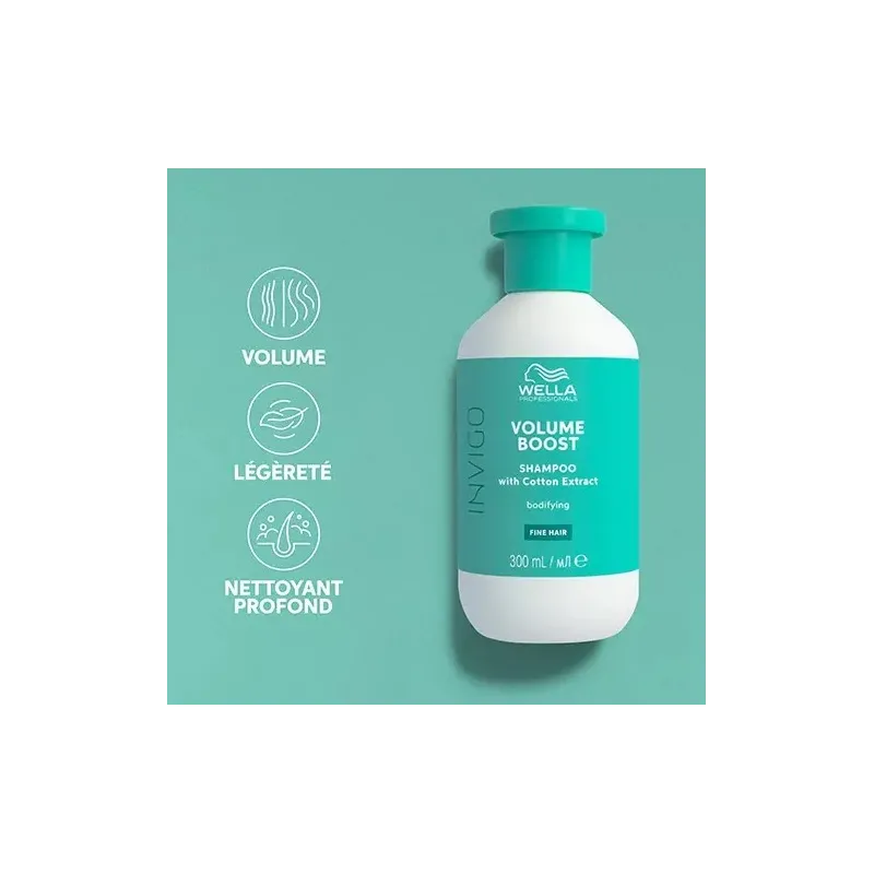 Shampooing Volume Boost INVIGO WELLA 300ml, Mon Produit Coiffure