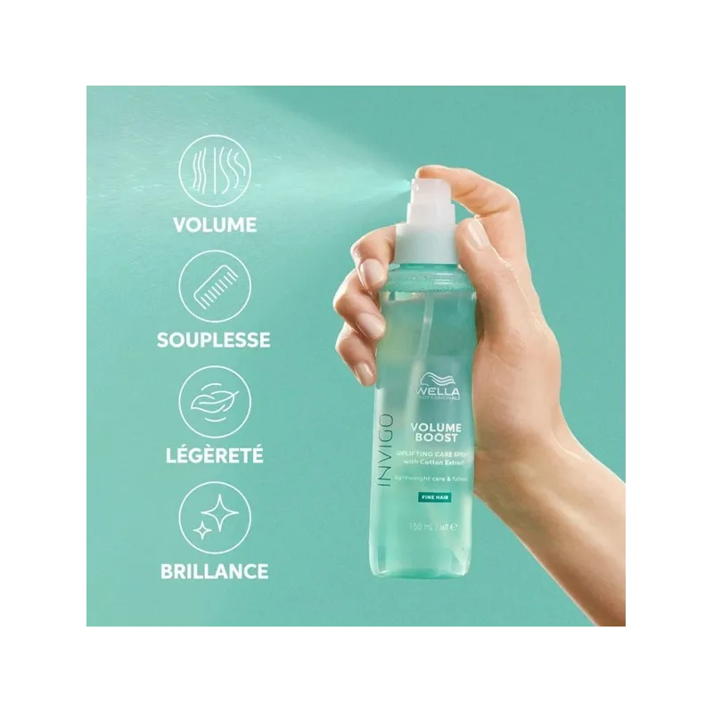 Spray Volume sans Rinçage Volume Boost INVIGO WELLA 150ml, Mon Prod...