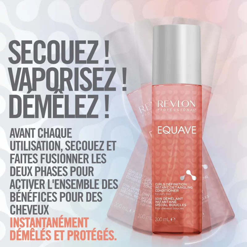 Soin Démêlant Définition des Boucles Equave Bi-Phase Revlon 200ml, ...