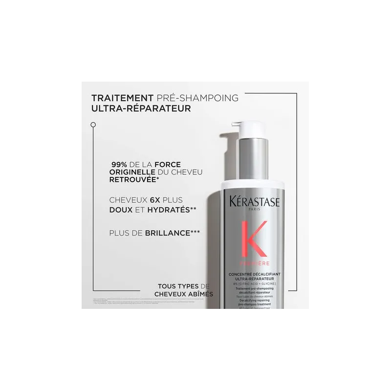 Concentré Décalcifiant Ultra-Réparateur Première Kérastase 250ml, M...