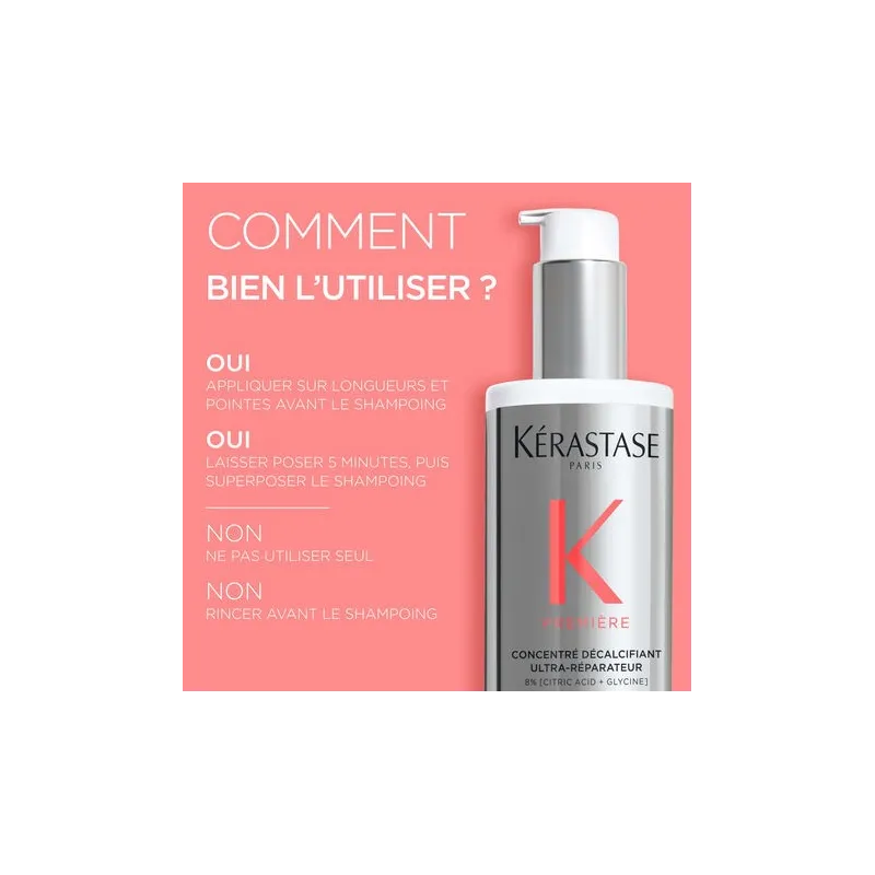 Concentré Décalcifiant Ultra-Réparateur Première Kérastase 250ml, M...