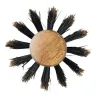 Brosse à Cheveux Ronde en Bois de Hêtre Natural Wood 40MM XANITALIA...