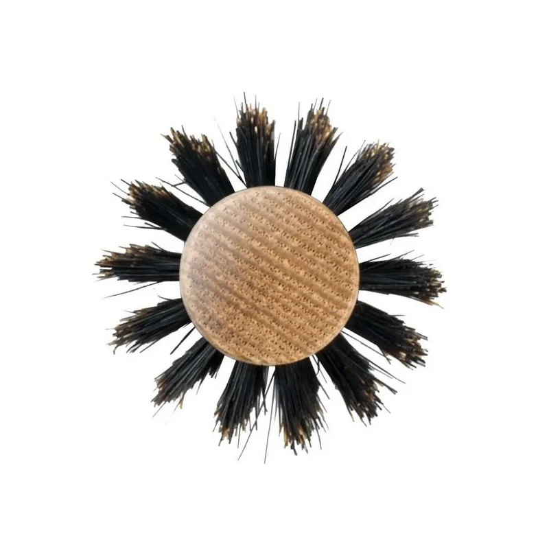 Brosse à Cheveux Ronde en Bois de Hêtre Natural Wood 45MM XANITALIA...