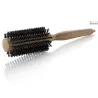 Brosse à Cheveux Ronde en Bois de Hêtre Natural Wood 55MM XANITALIA...