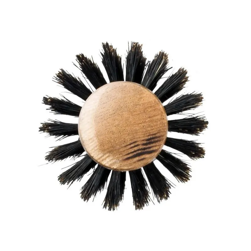 Brosse à Cheveux Ronde en Bois de Hêtre Natural Wood 55MM XANITALIA...
