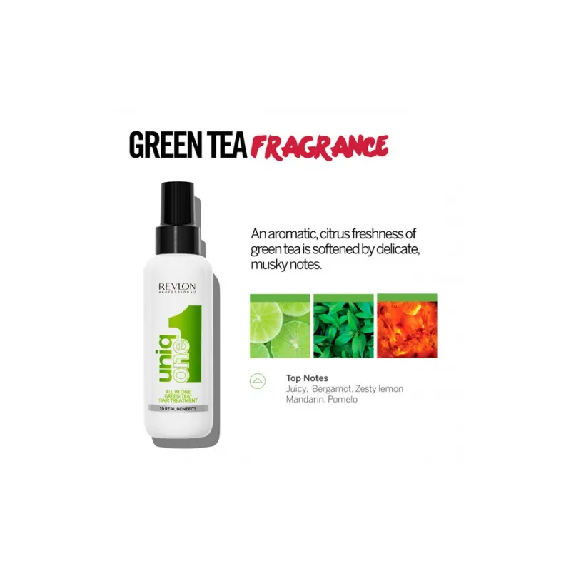Spray 10 en 1 Uniq One Parfum Thé Vert Revlon 150 ML, Mon Produit C...
