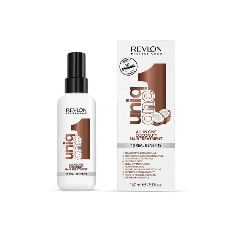 Spray 10 en 1 Uniq One Parfum Noix de Coco Revlon 150 ML, Mon Produ...