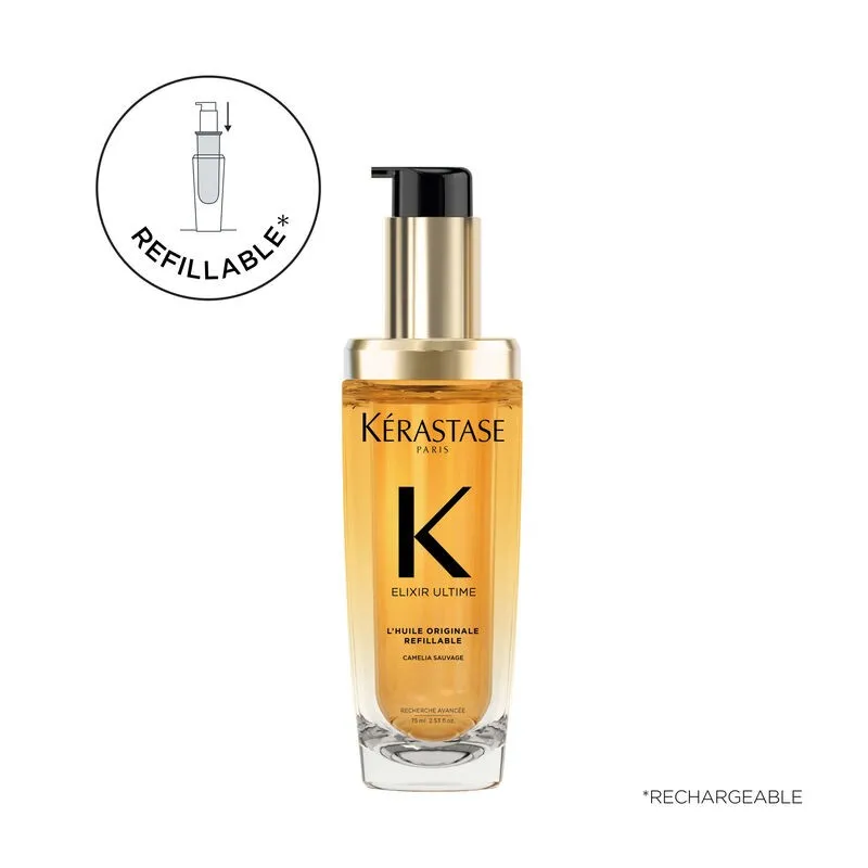 Huile Originale Rechargeable Elixir Ultime Kérastase 75ml, Mon Prod...