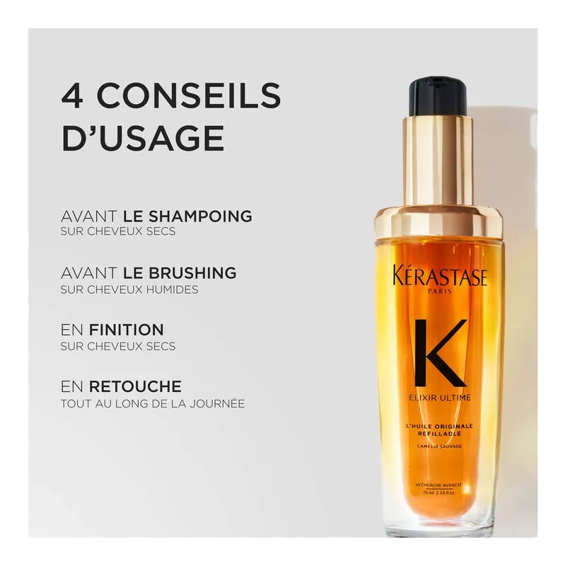 Huile Originale Elixir Ultime Kérastase 15ml, Mon Produit Coiffure