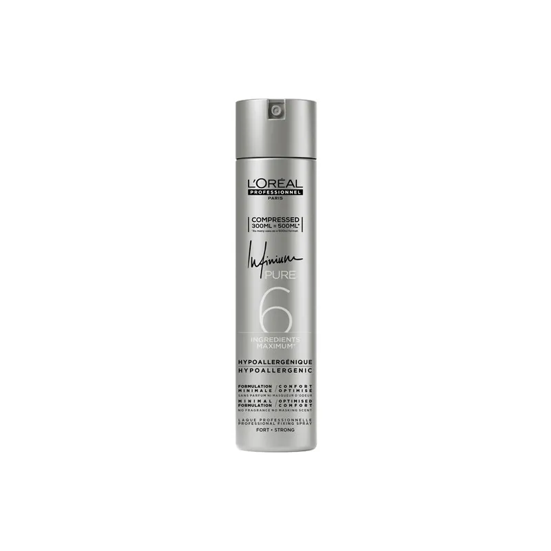 Laque Infinium Pure Forte Compressée L'Oréal Professionnel 300ml, M...