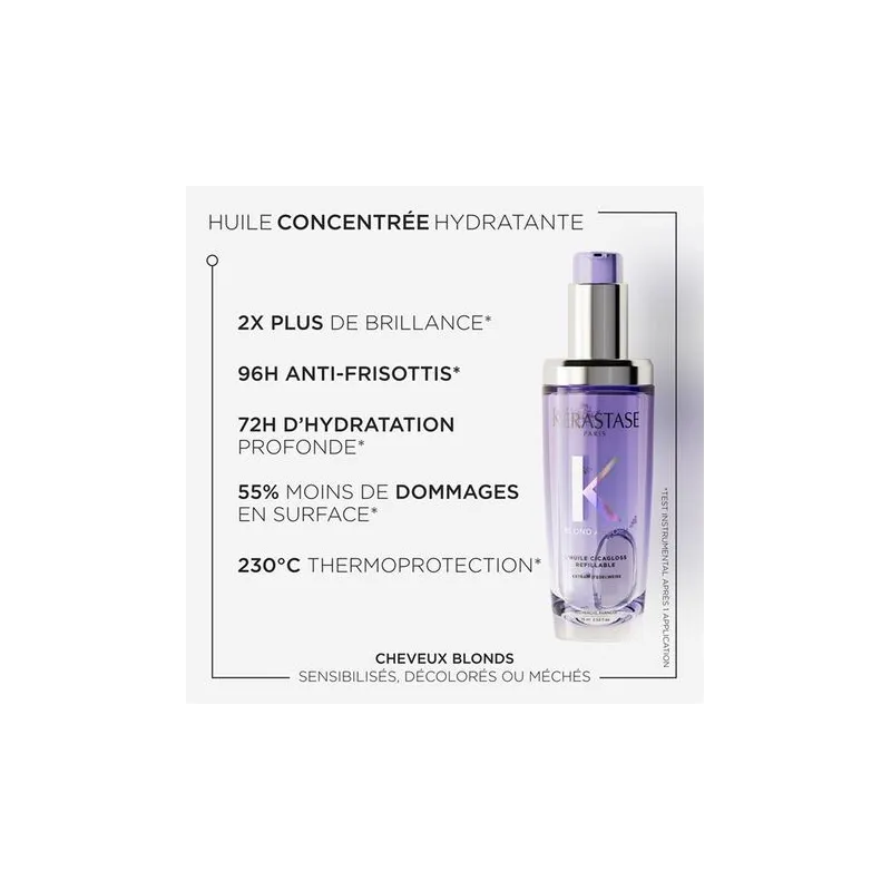 Huile Cicagloss Rechargeable Blond Absolu Kérastase 75ml, Mon Produ...