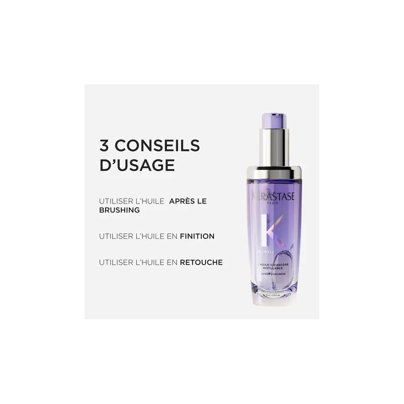 Huile Cicagloss Rechargeable Blond Absolu Kérastase 75ml, Mon Produ...