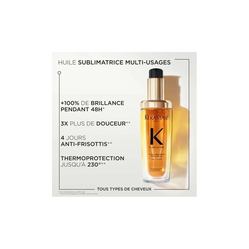 Huile Originale Rechargeable ROUGE Edition Elixir Ultime Kérastase ...