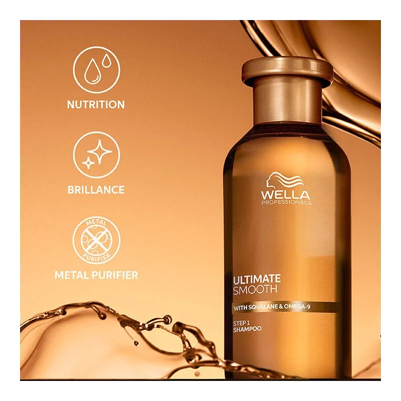 Shampooing ULTIMATE SMOOTH WELLA 1000ml, Mon Produit Coiffure