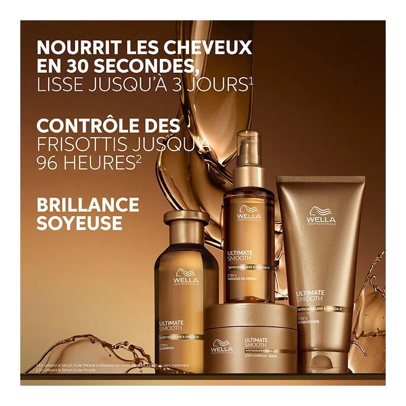 Sérum Huile Miracle ULTIMATE SMOOTH WELLA 100ml, Mon Produit Coiffure
