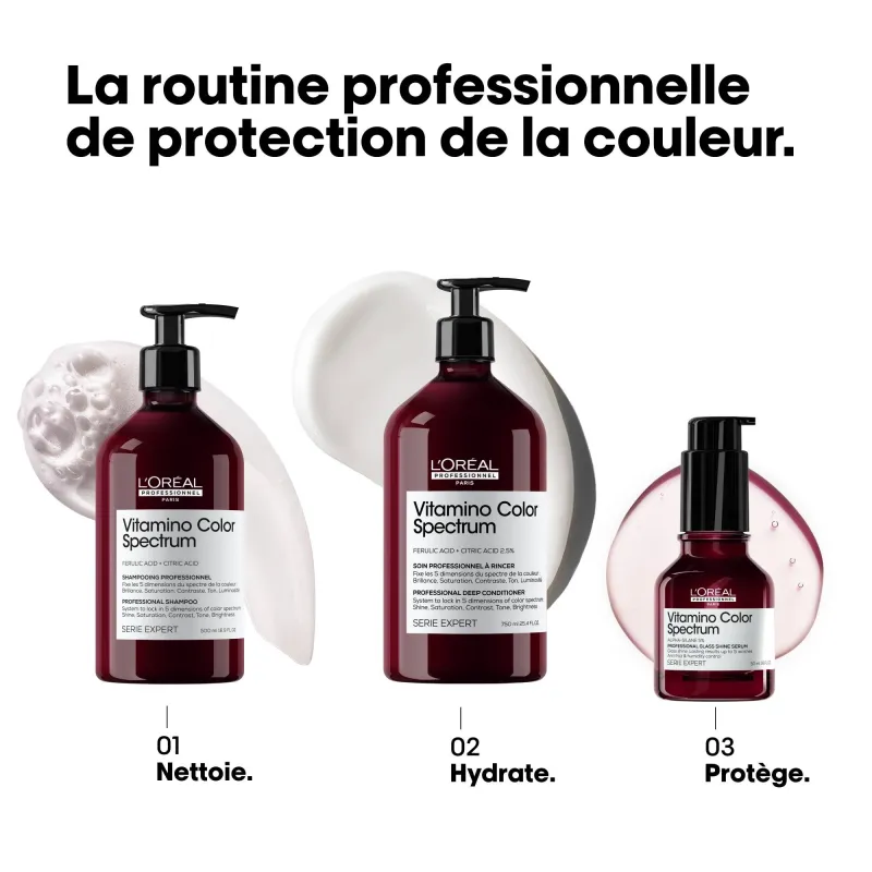 Shampooing Fixateur Vitamino Color Spectrum Série Expert L'Oréal Pr...