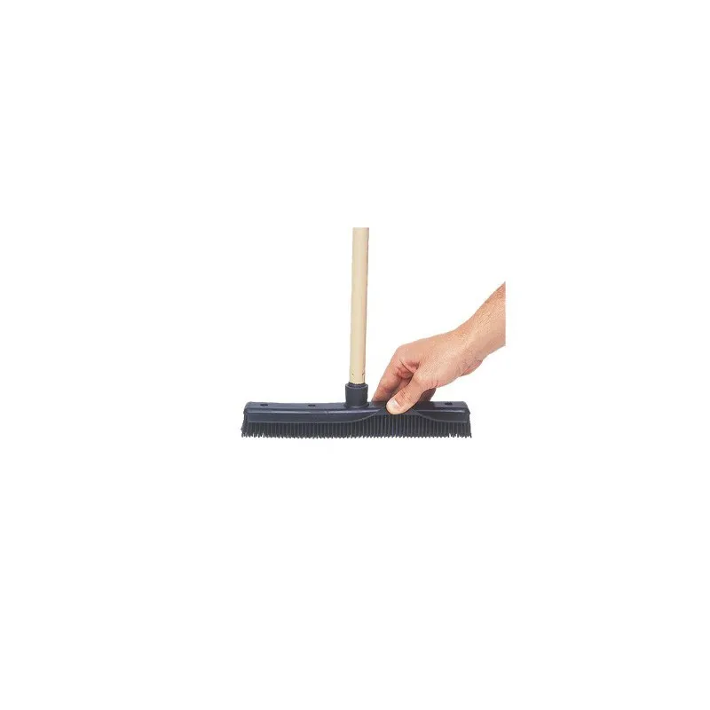 Balai coiffure caoutchouc noir avec raclette Mezzo, Mon Produit Coi...
