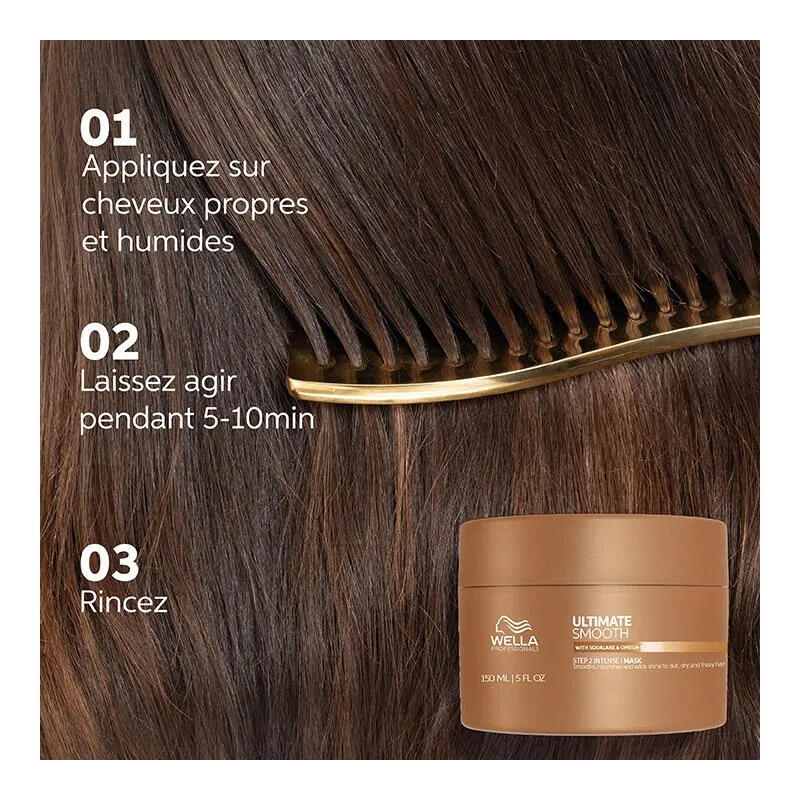 Masque ULTIMATE SMOOTH WELLA 30ml, Mon Produit Coiffure