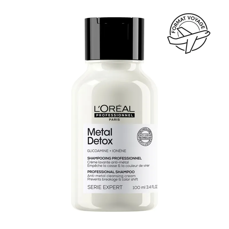 Shampooing Metal Detox Série Expert L'Oréal Professionnel 100ml, Mo...