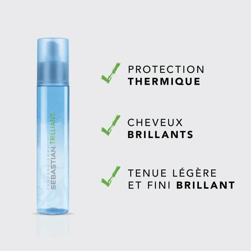 Spray Protecteur Contre La Chaleur Avec Effet Brillant Trilliant Se...