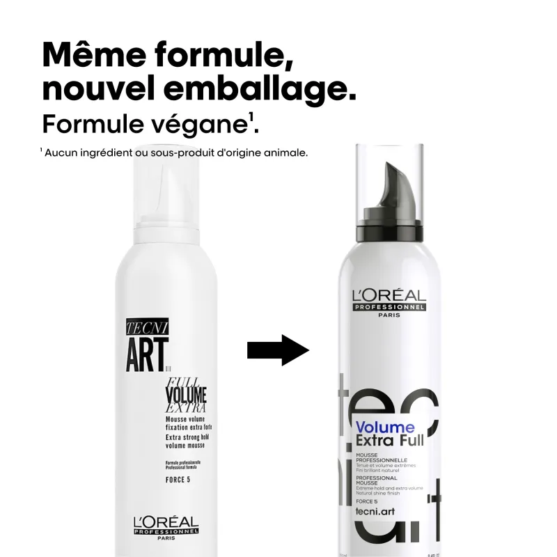 Mousse Volume Extra Full Tecni.Art L'Oréal Professionnel 250ml, Mon...