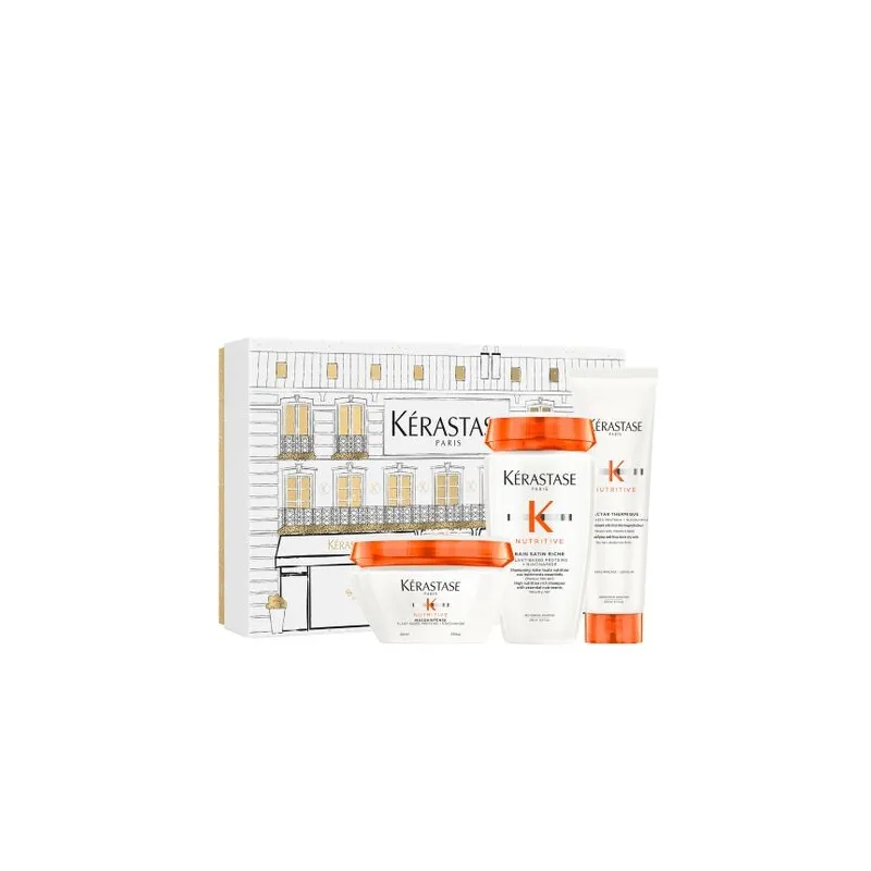 Coffret Cadeau Nutritive Soins Pour Cheveux Secs Nutritive Kerasata...