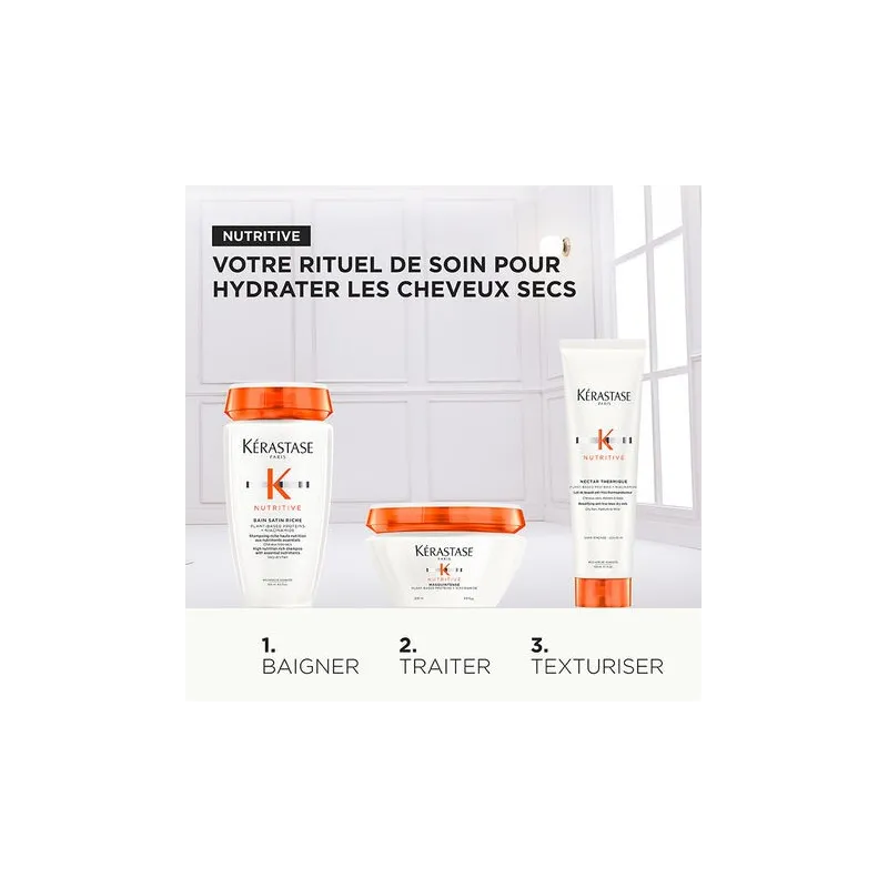 Coffret Cadeau Nutritive Soins Pour Cheveux Secs Nutritive Kerasata...