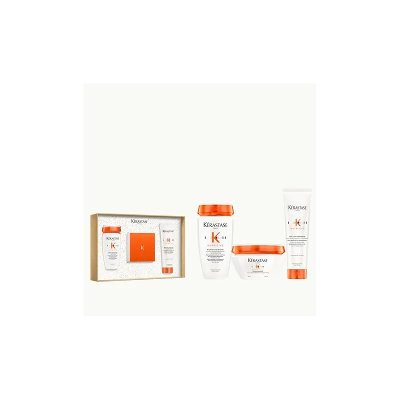 Coffret Cadeau Nutritive Soins Pour Cheveux Secs Nutritive Kerasata...