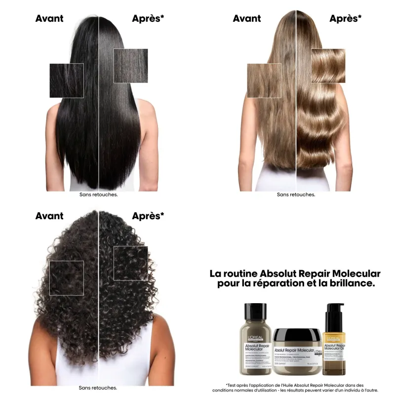 Huile Bi-Phase Réparatrice Oil Absolut Repair Molecular Série Exper...