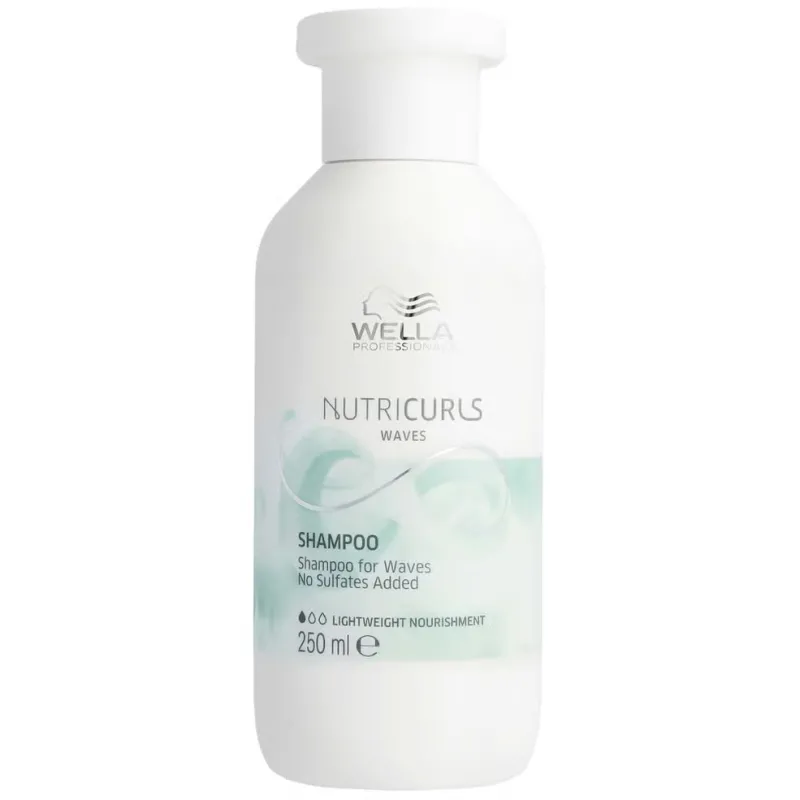 Shampooing Waves Cheveux Ondulés NUTRICURLS WELLA 250ml, Mon Produi...