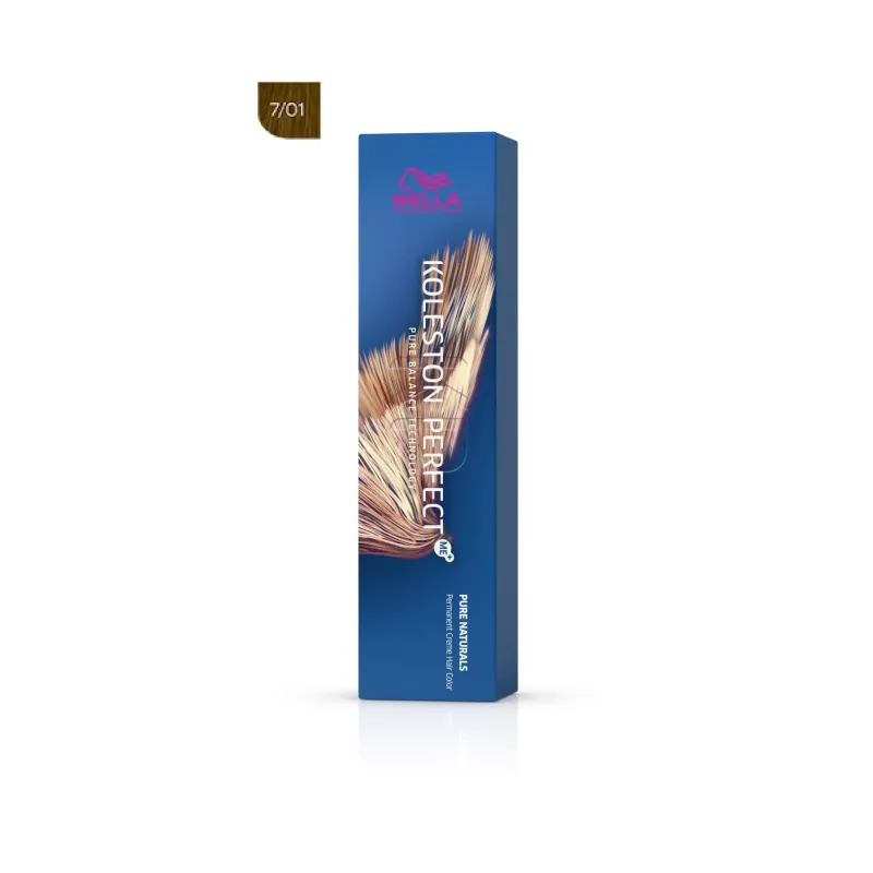 KOLESTON PERFECT ME+ Pure Naturals marron clair 7/01 WELLA 60ml, Mo...