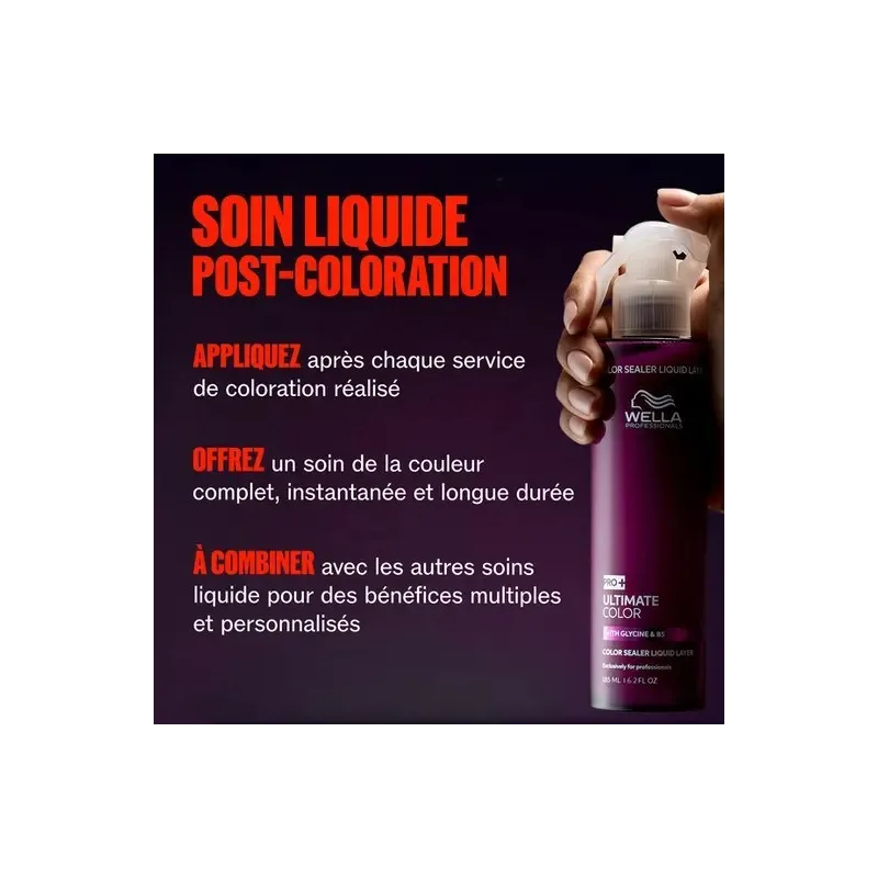 Soin Liquide Post-Coloration ULTIMATE COLOR WELLA 185ml, Mon Produi...