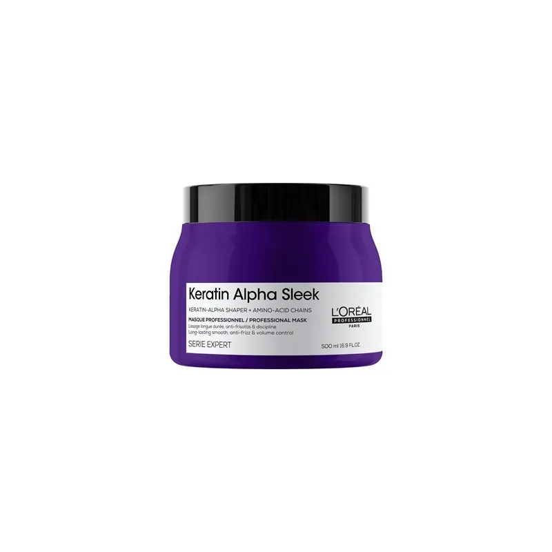 Masque Disciplinant Keratin Alpha Sleek Série Expert L'oréal Profes...