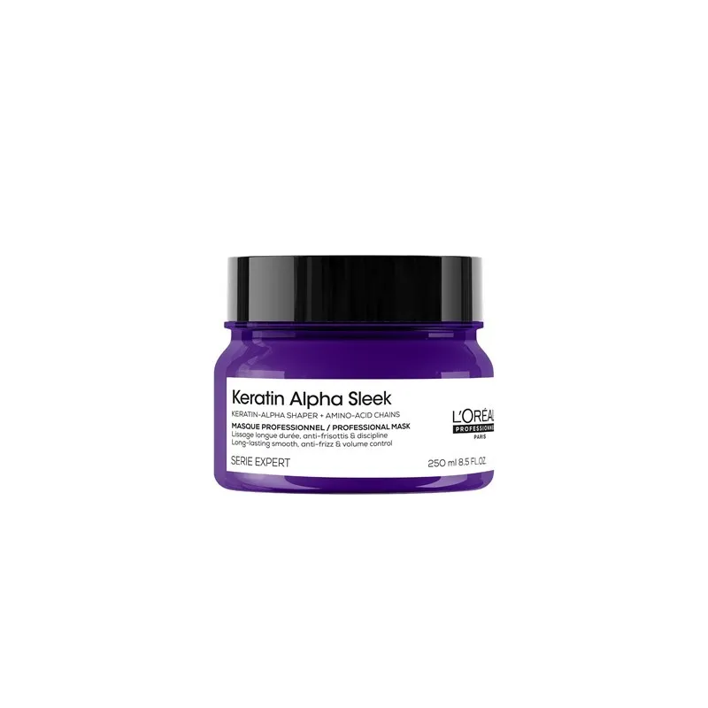 Masque Disciplinant Keratin Alpha Sleek Série Expert L'oréal Profes...
