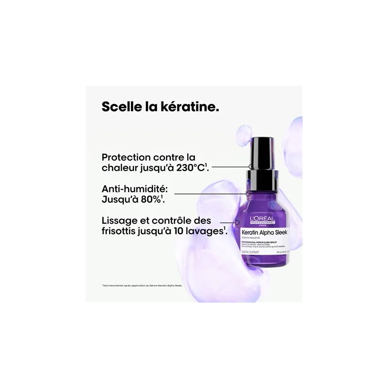 Sérum Lissant Miroir Keratin Alpha Sleek Série Expert L'oréal Profe...