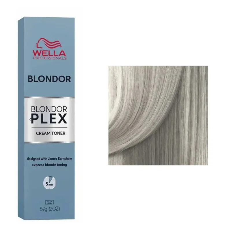 Crème BlondorPlex Cream Toner /81 Pale Silver BLONDOR WELLA 60ml, M...