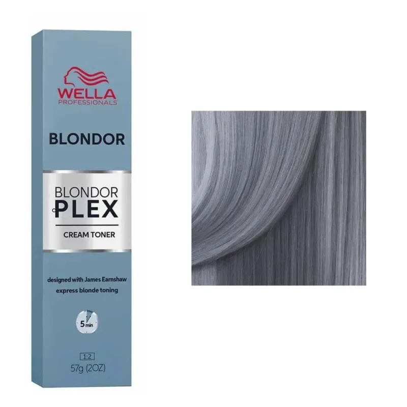 Crème BlondorPlex Cream Toner /86 Ultra Cool Booster BLONDOR WELLA ...