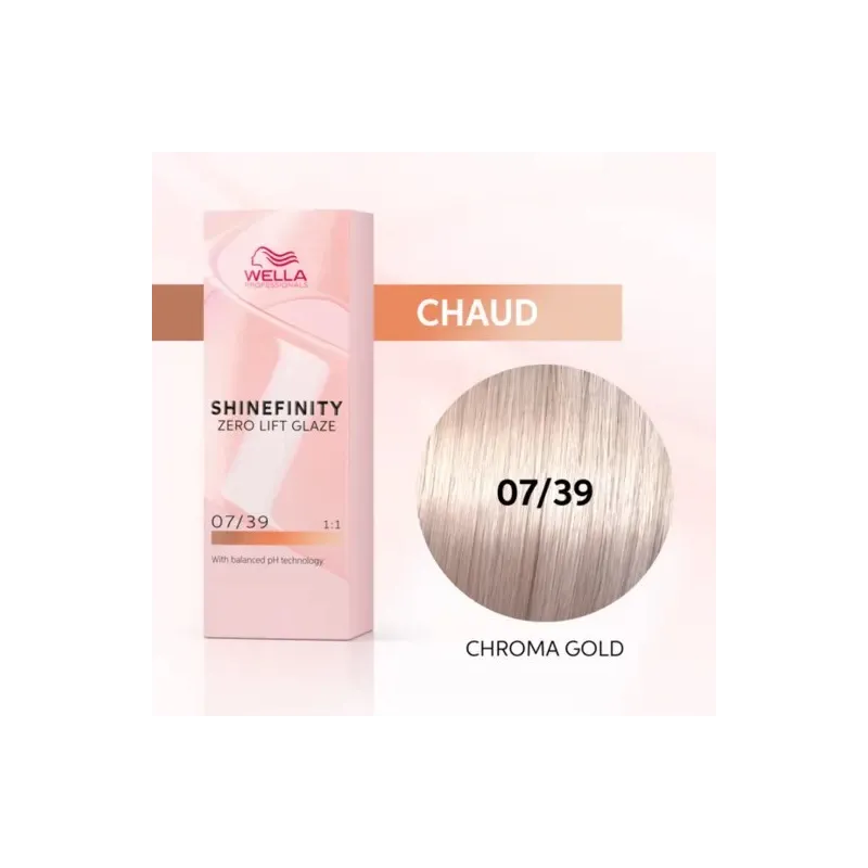 SHINEFINITY 07/39 WELLA 60ml, Mon Produit Coiffure