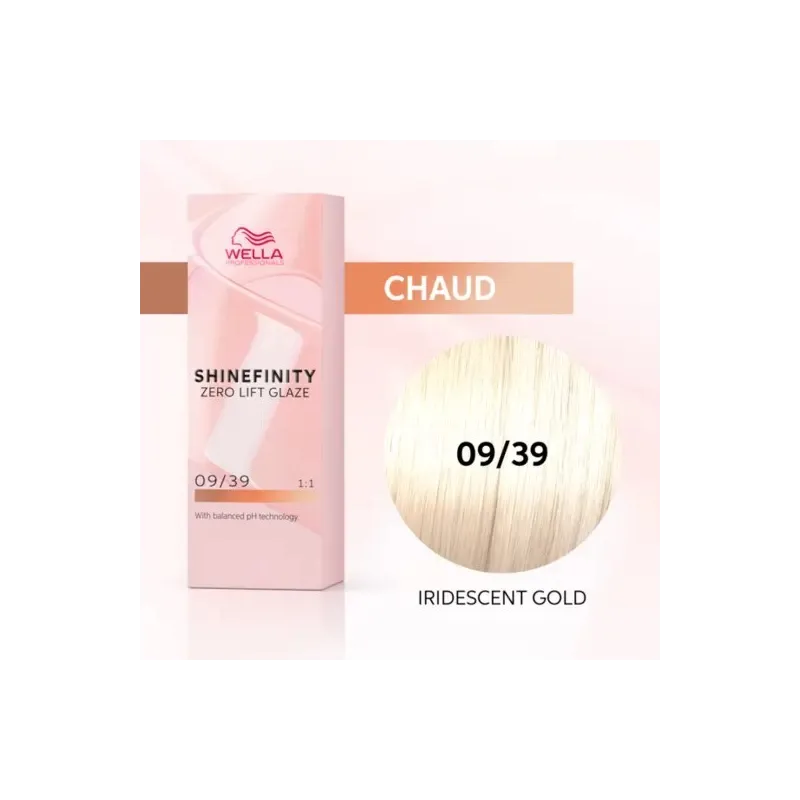 SHINEFINITY 09/39 WELLA 60ml, Mon Produit Coiffure