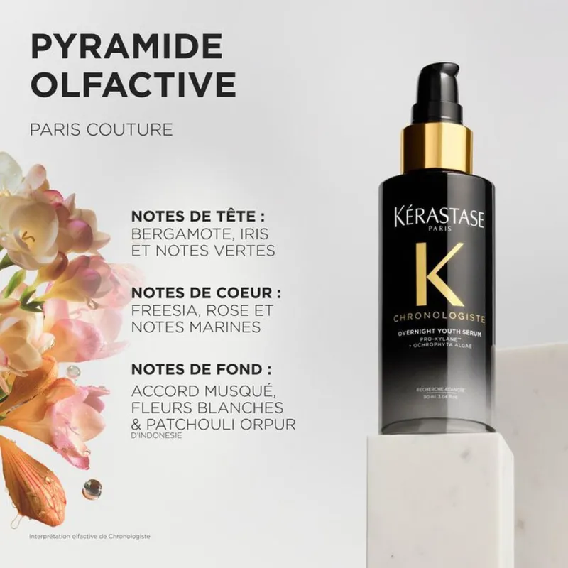 Sérum Nuit Jeunesse Chronologiste Kérastase 90ml, Mon Produit Coiffure
