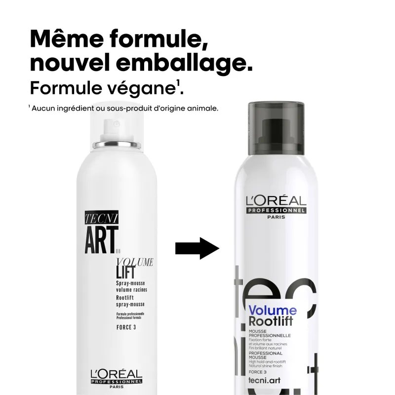 Spray-Mousse Volume Roolift Tecni.Art L'Oréal Professionnel 250ml, ...