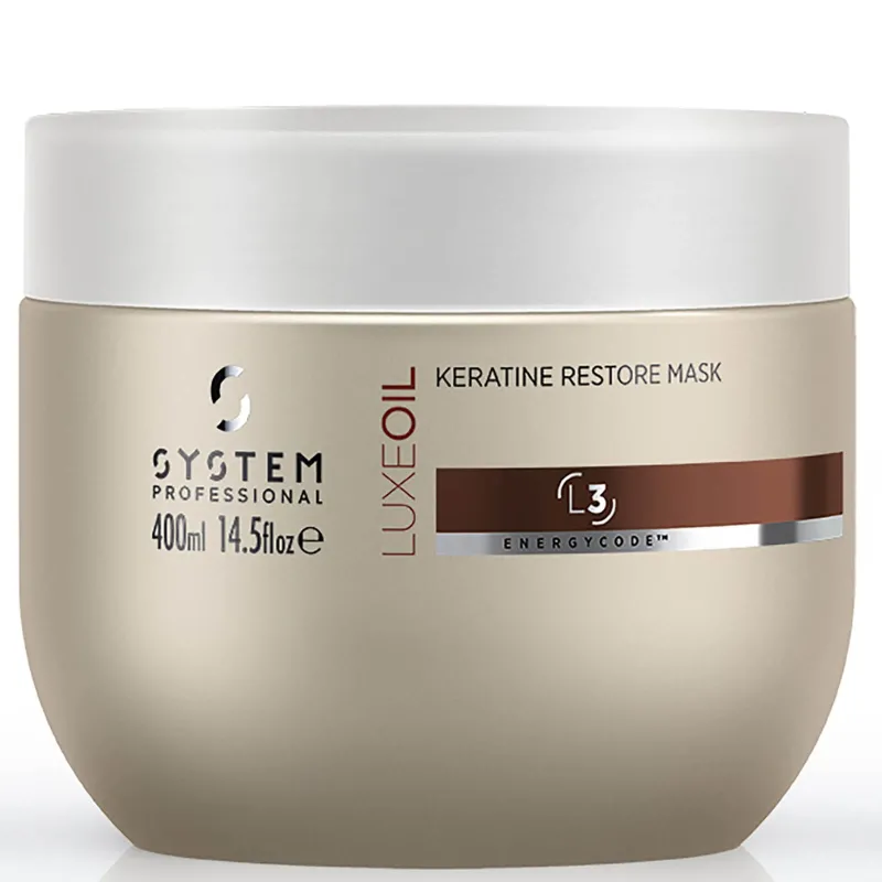 Masque Keratin Restore LUXEOIL L3 System Professional 400ml, Mon Pr...